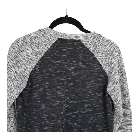 EUC‎ Athleta Gray Colorblock Pullover Sweatshirt with Zipper Detail Size S - Picture 8 of 10